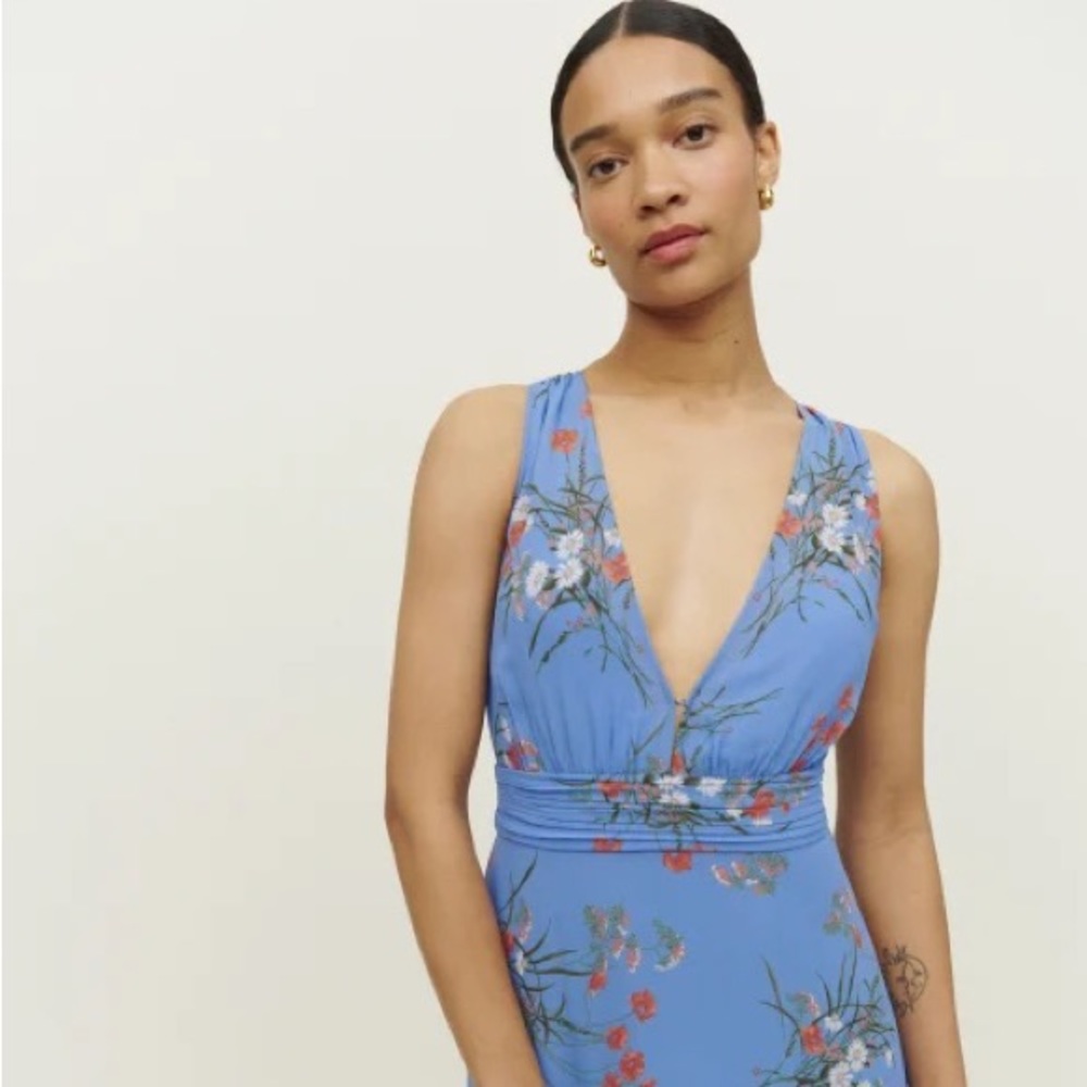 NWT Reformation Rosalind Dress sz 2 - Picture 3 of 3
